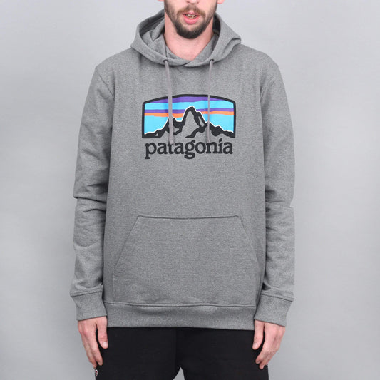 Patagonia Fitz Roy Horizons Uprisal Hood Gravel Heather