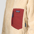 Load image into Gallery viewer, Patagonia Classic Retro-X Fleece Jacket Dark Natural / Sequoia Red
