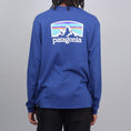 Load image into Gallery viewer, Patagonia Fitz Roy Horizons Responsibili Longsleeve T-Shirt Superior Blue
