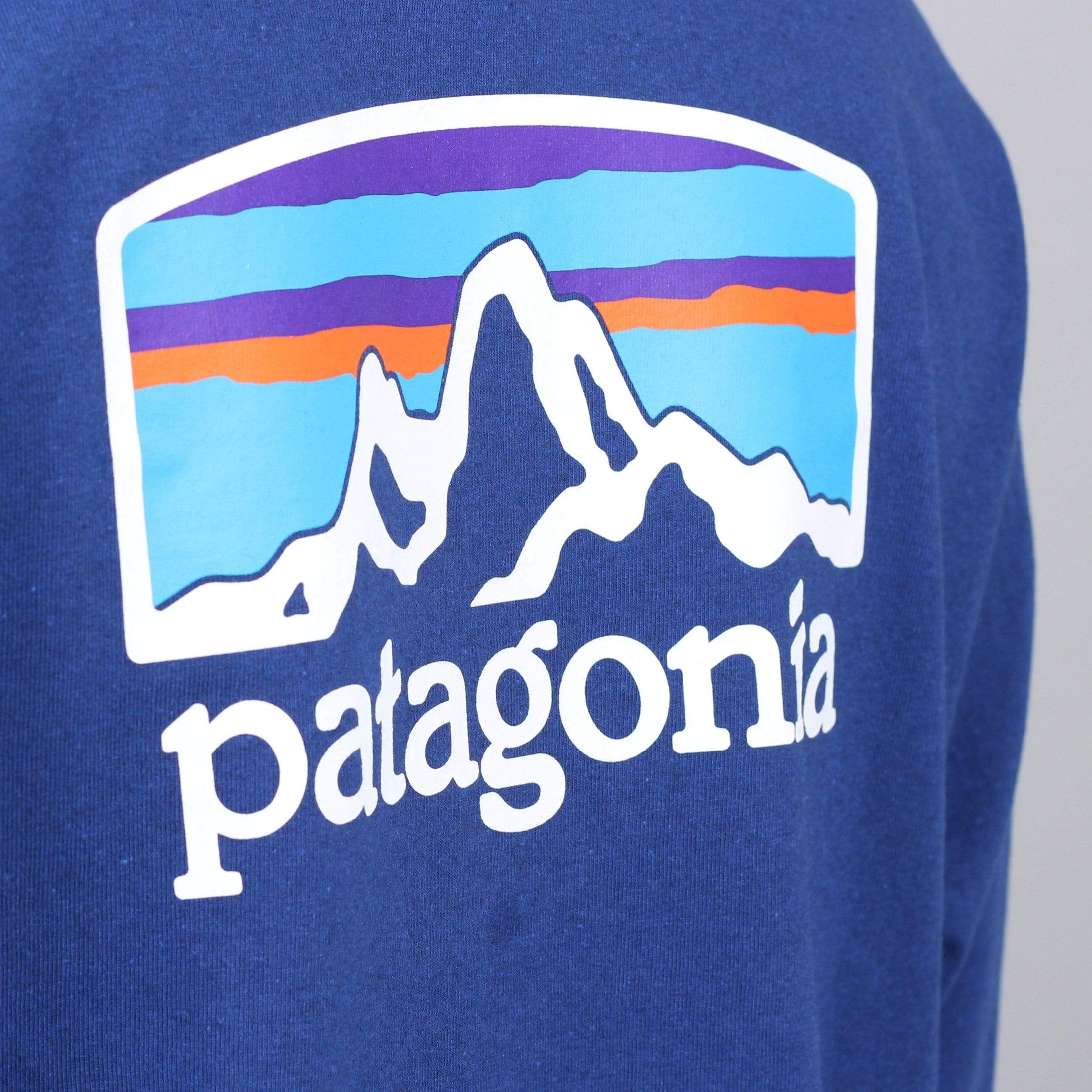 Patagonia Fitz Roy Horizons Responsibili Longsleeve T-Shirt Superior Blue