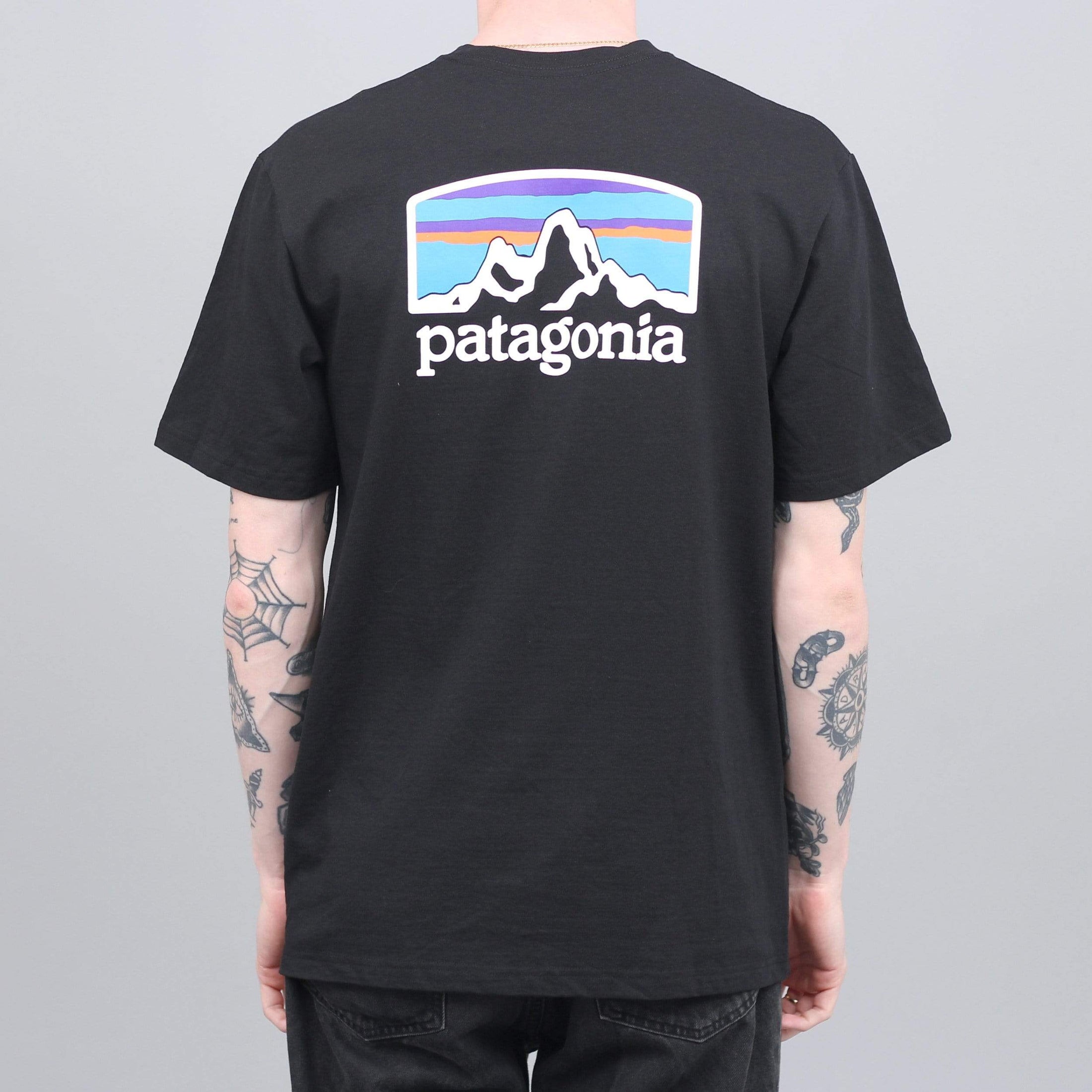 Patagonia Fitz Roy Horizons Responsibili T-Shirt Black