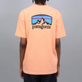 Load image into Gallery viewer, Patagonia Fitz Roy Horizons Responsibili T-Shirt Peach Sherbet
