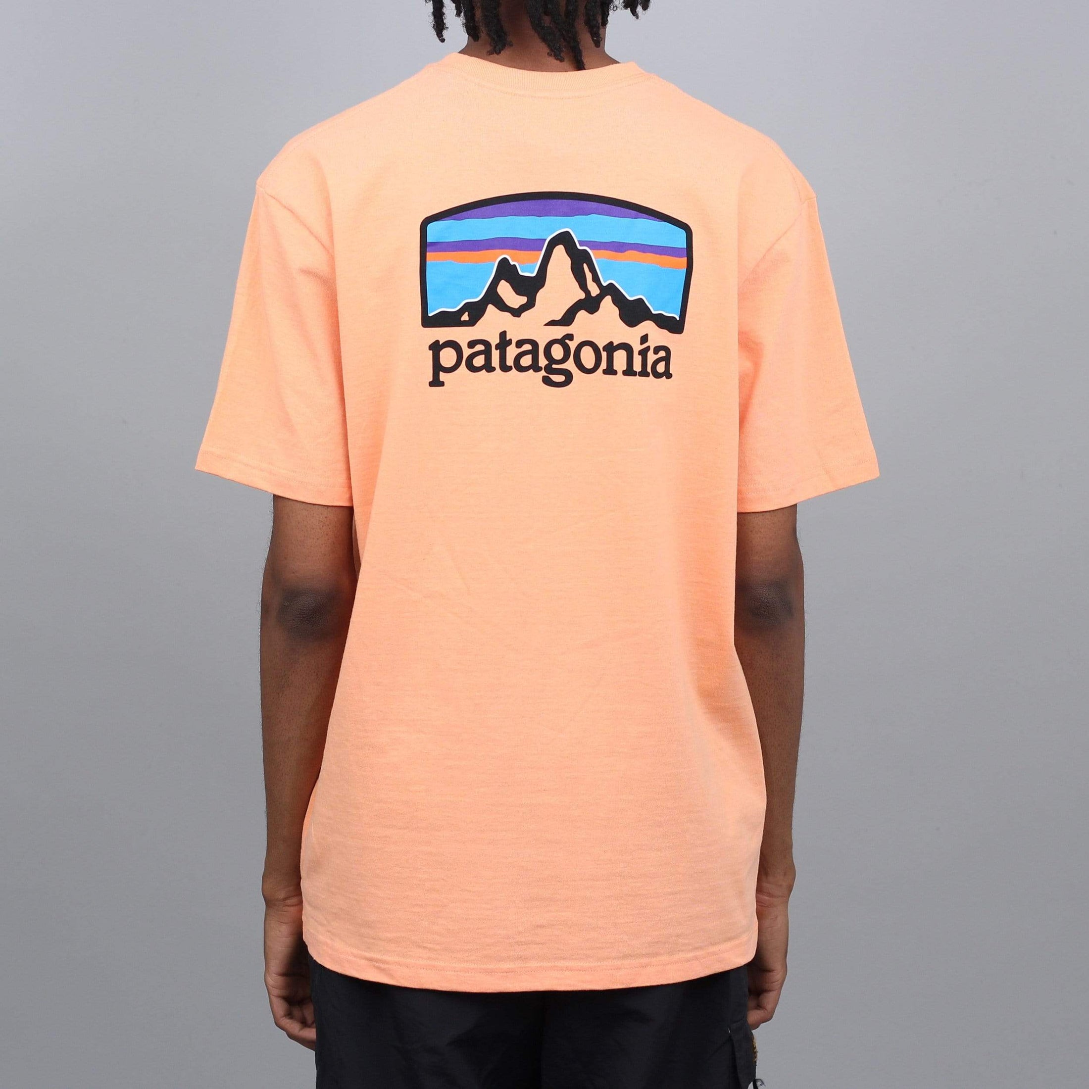 Patagonia Fitz Roy Horizons Responsibili T-Shirt Peach Sherbet