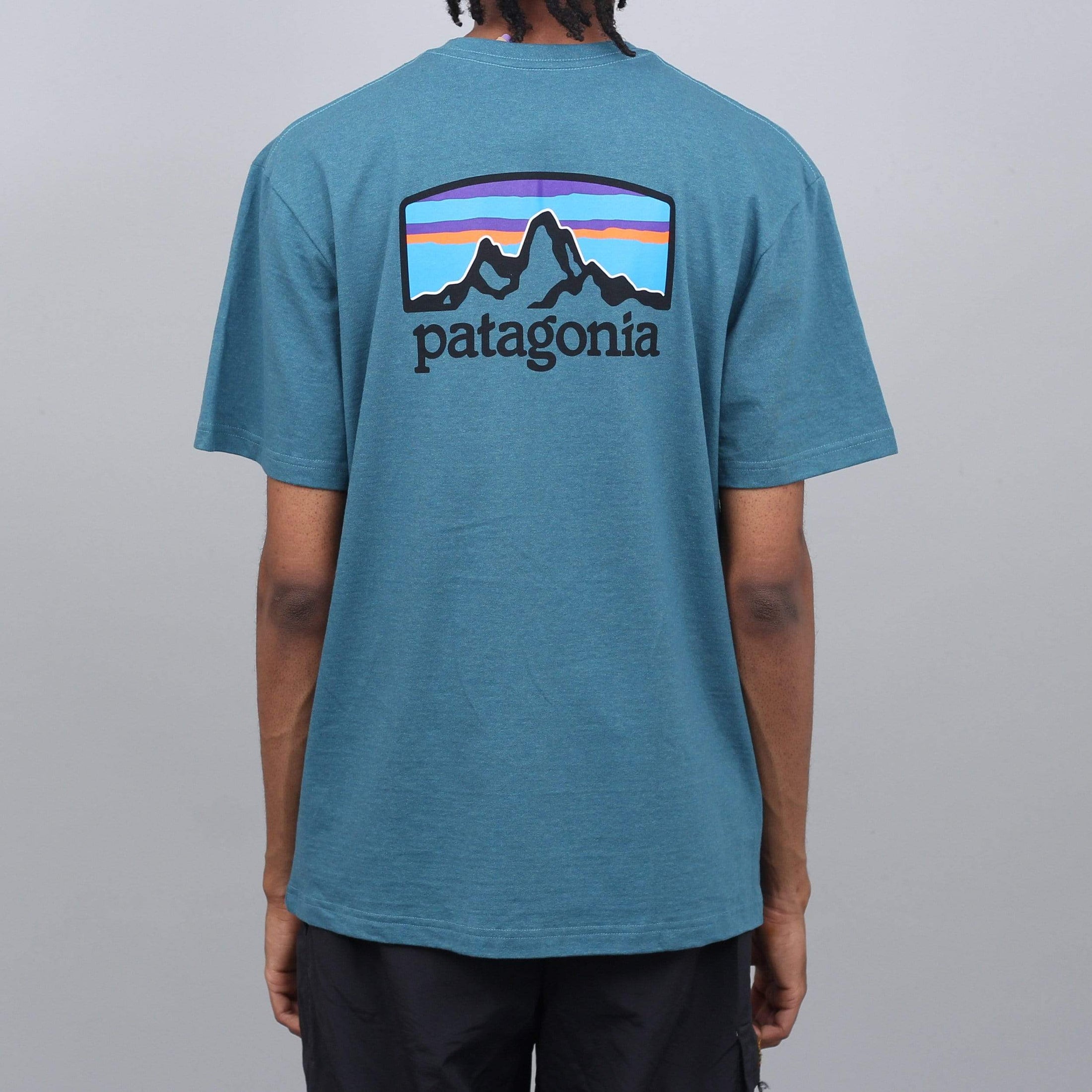 Patagonia Fitz Roy Horizons Responsibili T-Shirt Tasmanian Teal