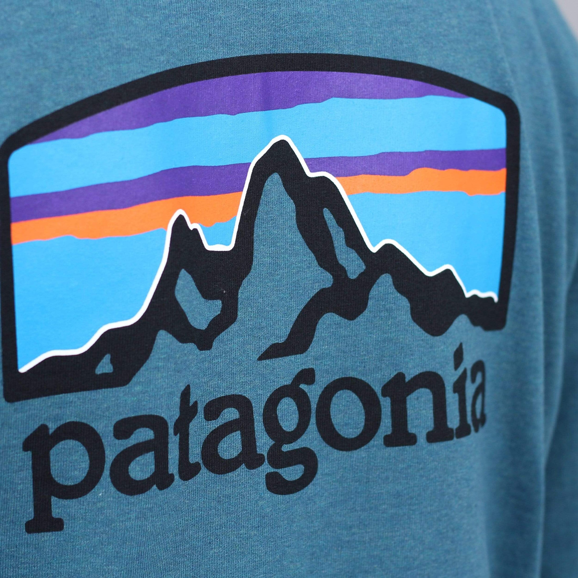 Patagonia Fitz Roy Horizons Responsibili T-Shirt Tasmanian Teal