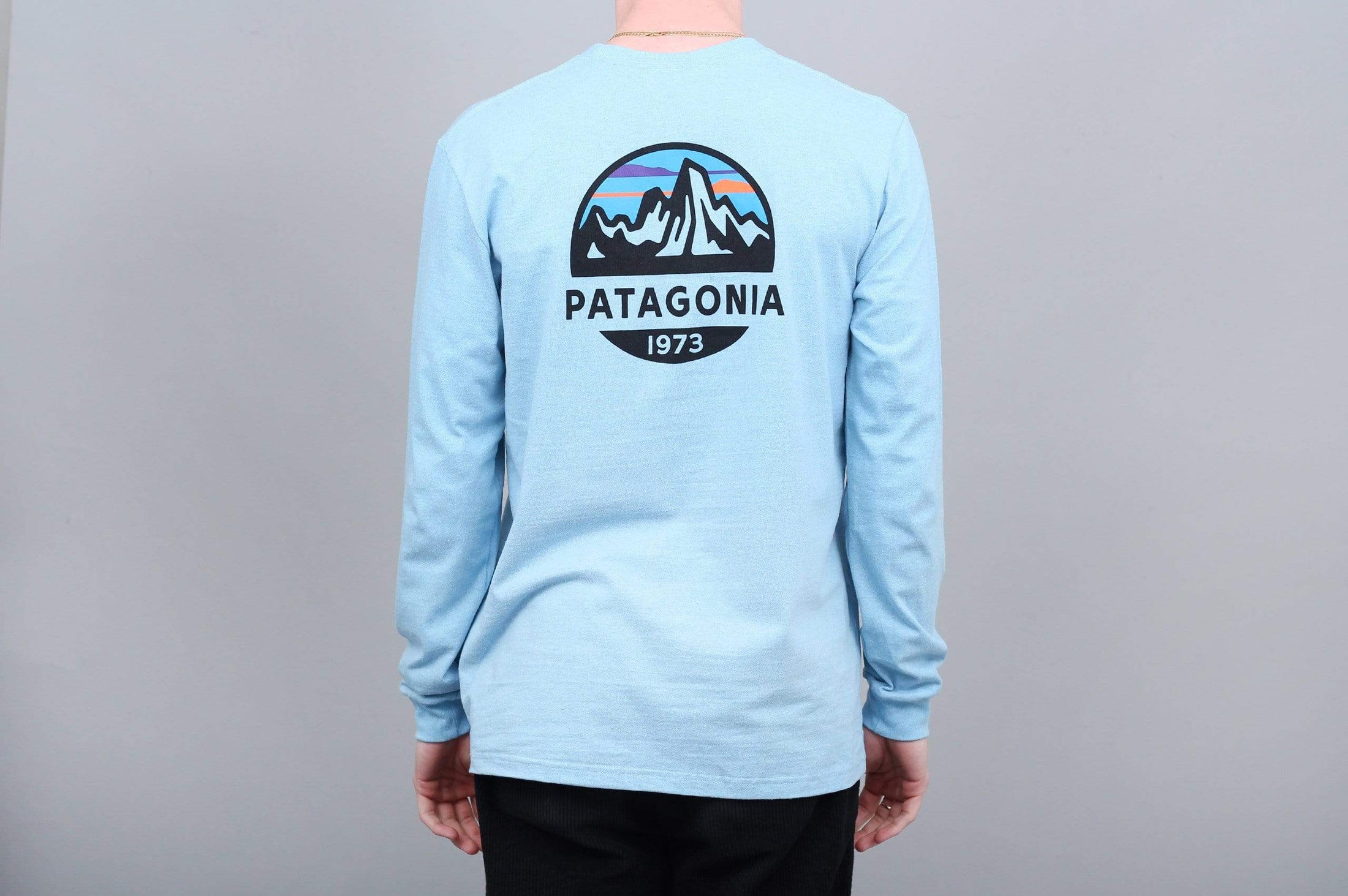 Patagonia Fitz Roy Scope Responsibili Longsleeve T-Shirt Break Up Blue