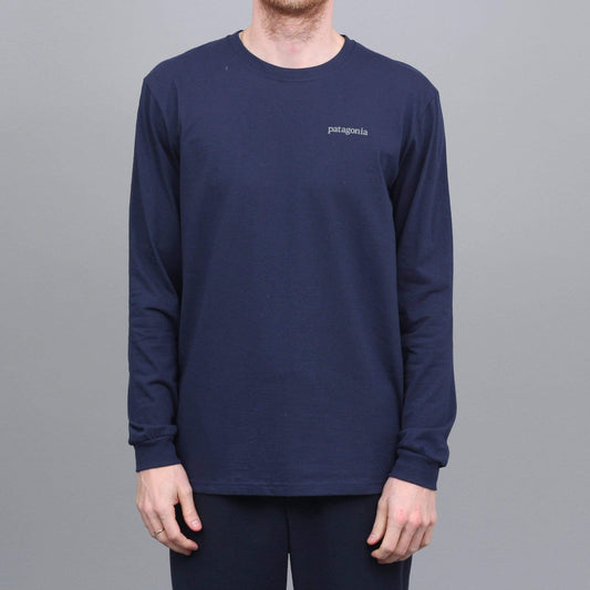 Patagonia Line Logo Ridge Responsibili Longsleeve T-Shirt Classic Navy
