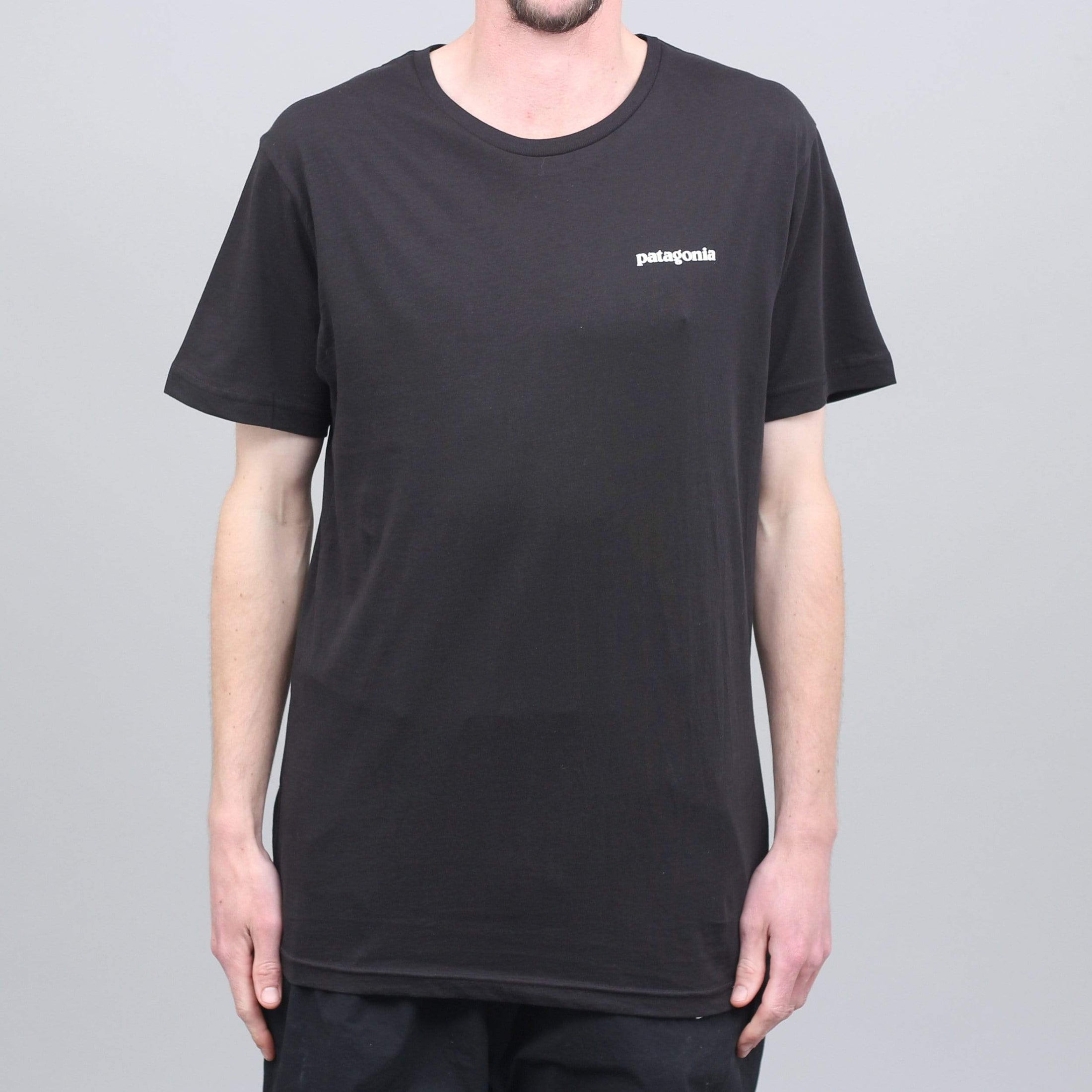 Patagonia P-6 Logo Organic T-Shirt Black
