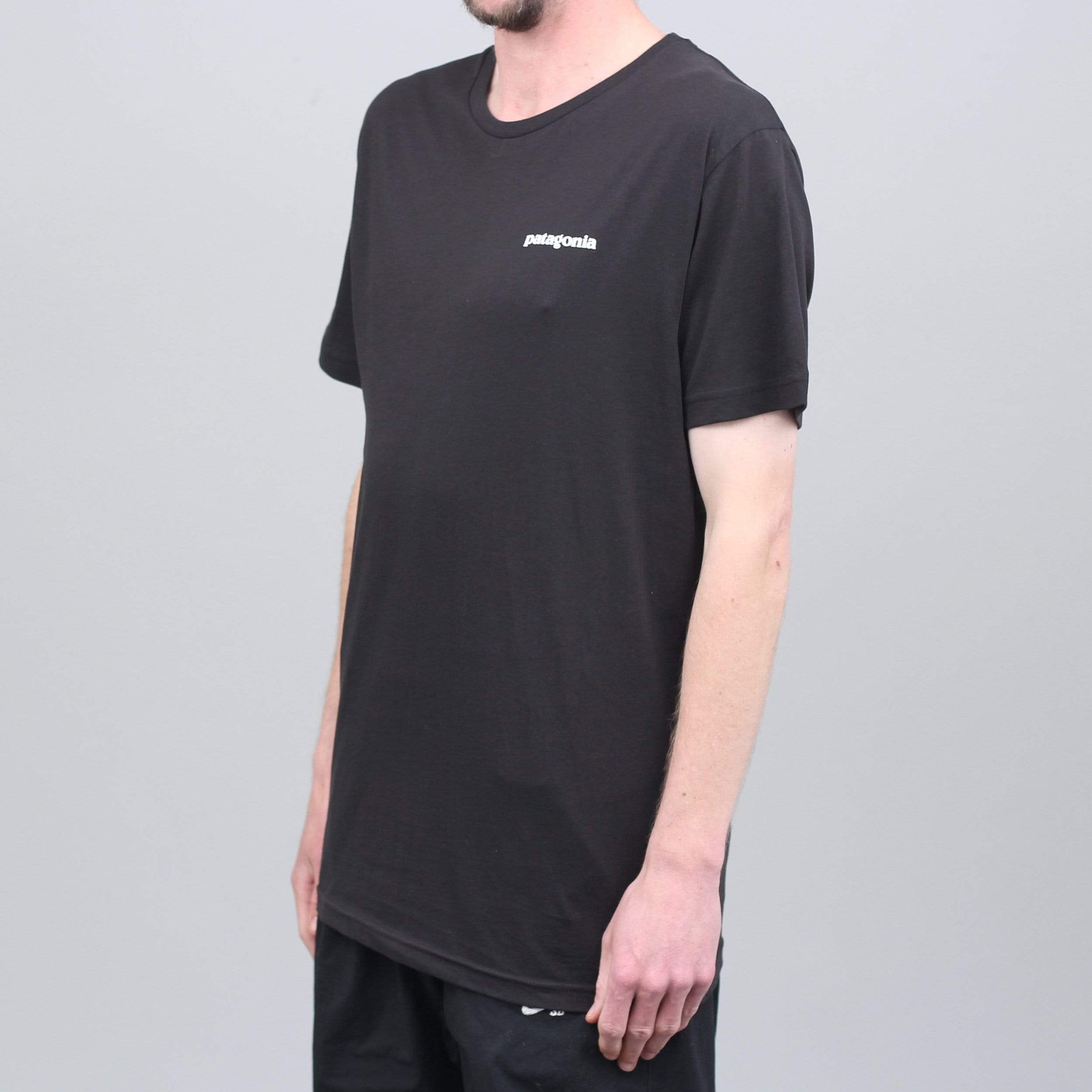 Patagonia P-6 Logo Organic T-Shirt Black
