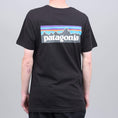 Load image into Gallery viewer, Patagonia P-6 Logo Organic T-Shirt Black
