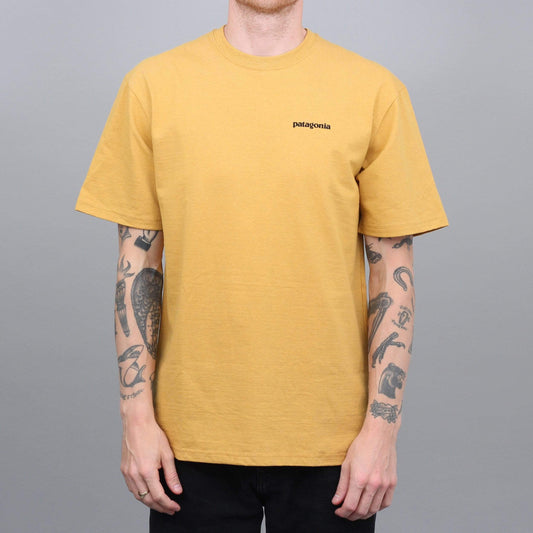 Patagonia P-6 Logo Responsibili T-Shirt Glyph Gold
