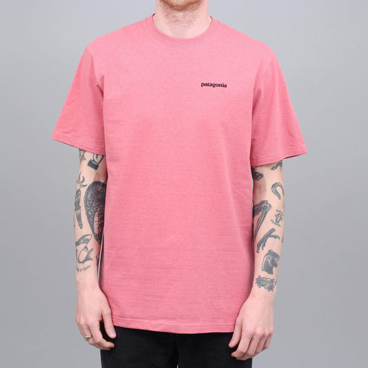 Patagonia P-6 Logo Responsibili T-Shirt Sticker Pink