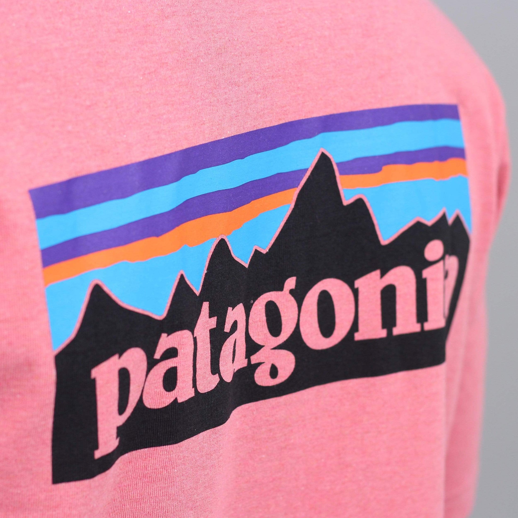 Patagonia P-6 Logo Responsibili T-Shirt Sticker Pink