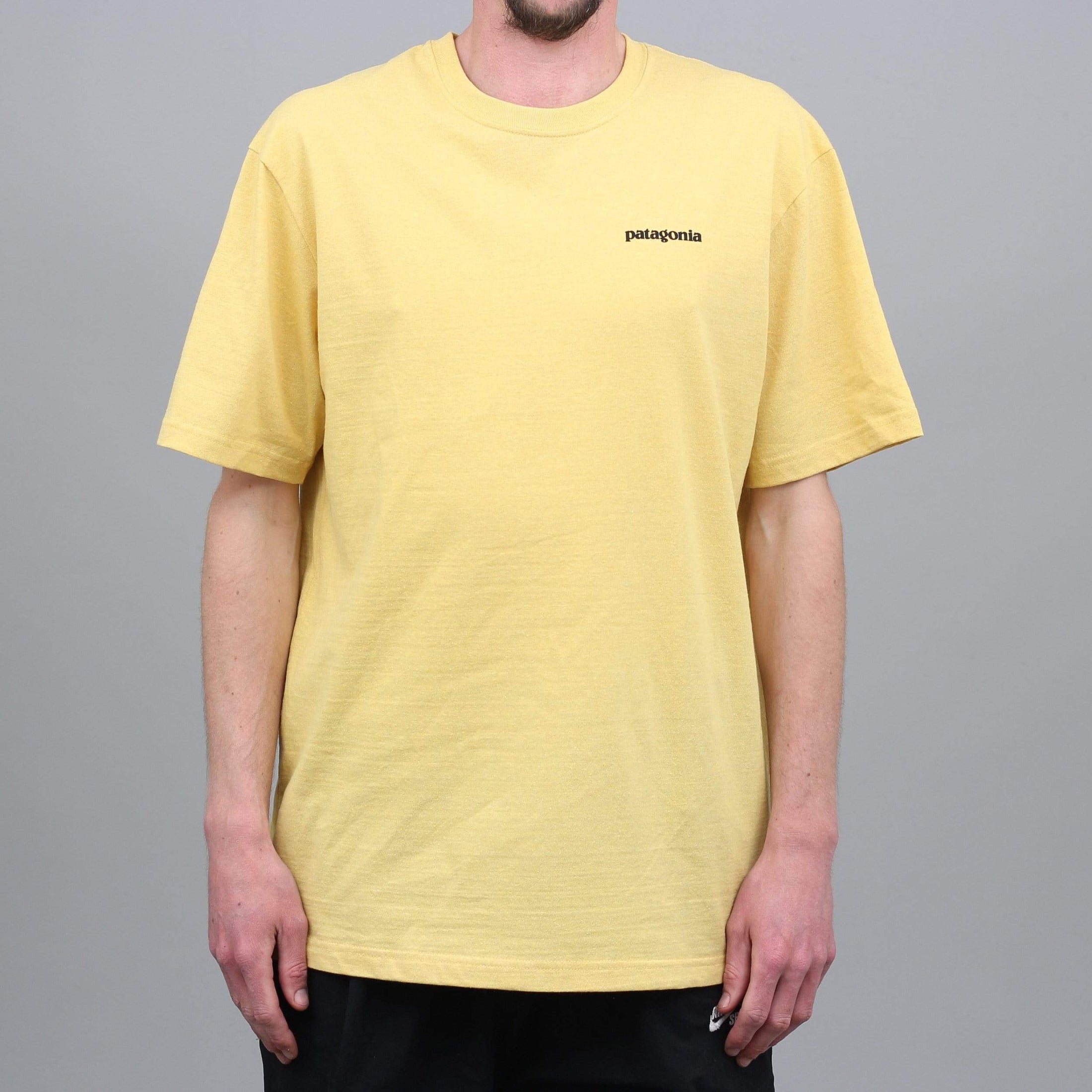 Patagonia P-6 Logo Responsibili T-Shirt Surfboard Yellow