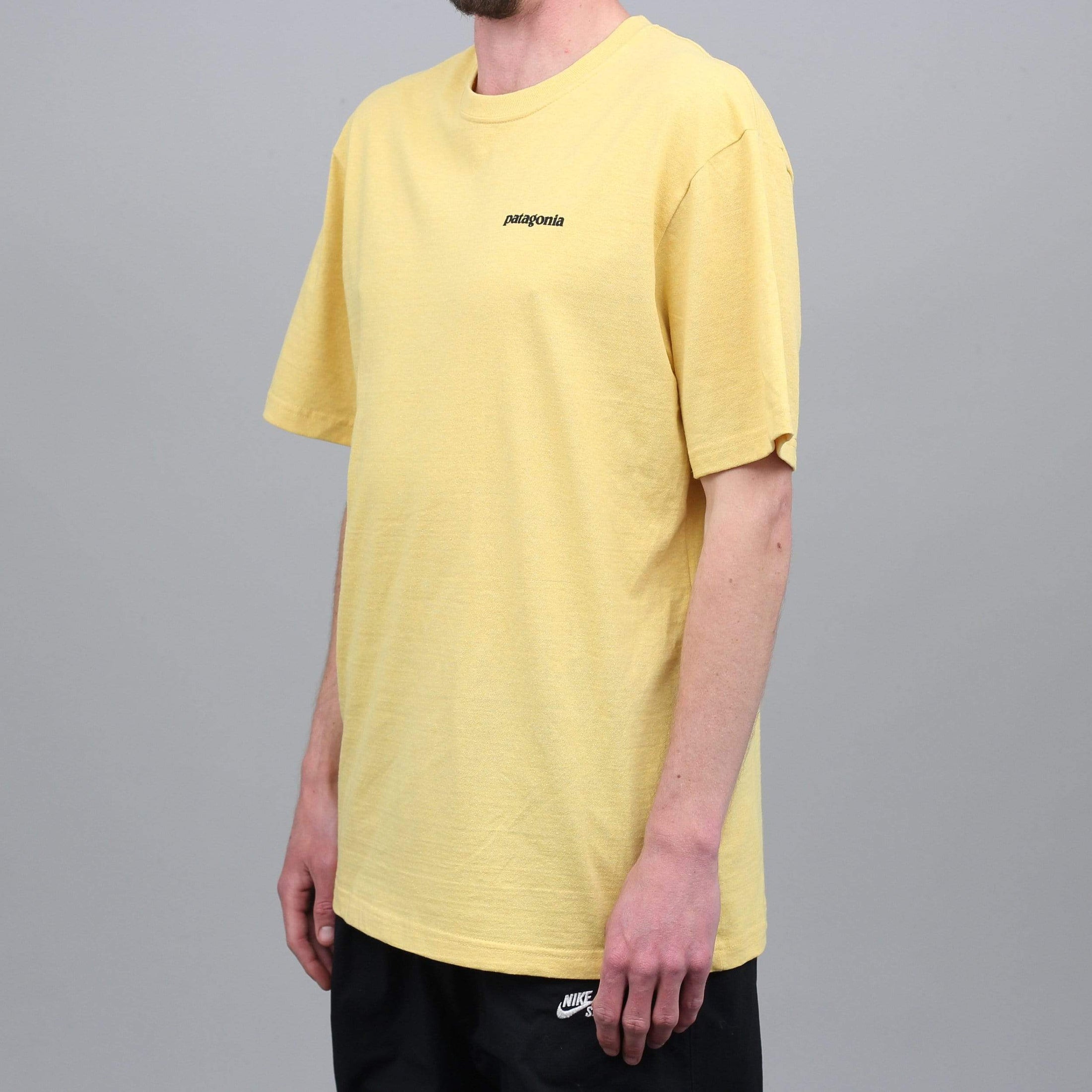 Patagonia P-6 Logo Responsibili T-Shirt Surfboard Yellow