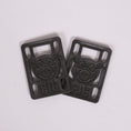 Load image into Gallery viewer, Pig 1/4 Piles Hard Skateboard Riser Pads Black
