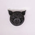 Load image into Gallery viewer, Pig Pig Head Wax Black

