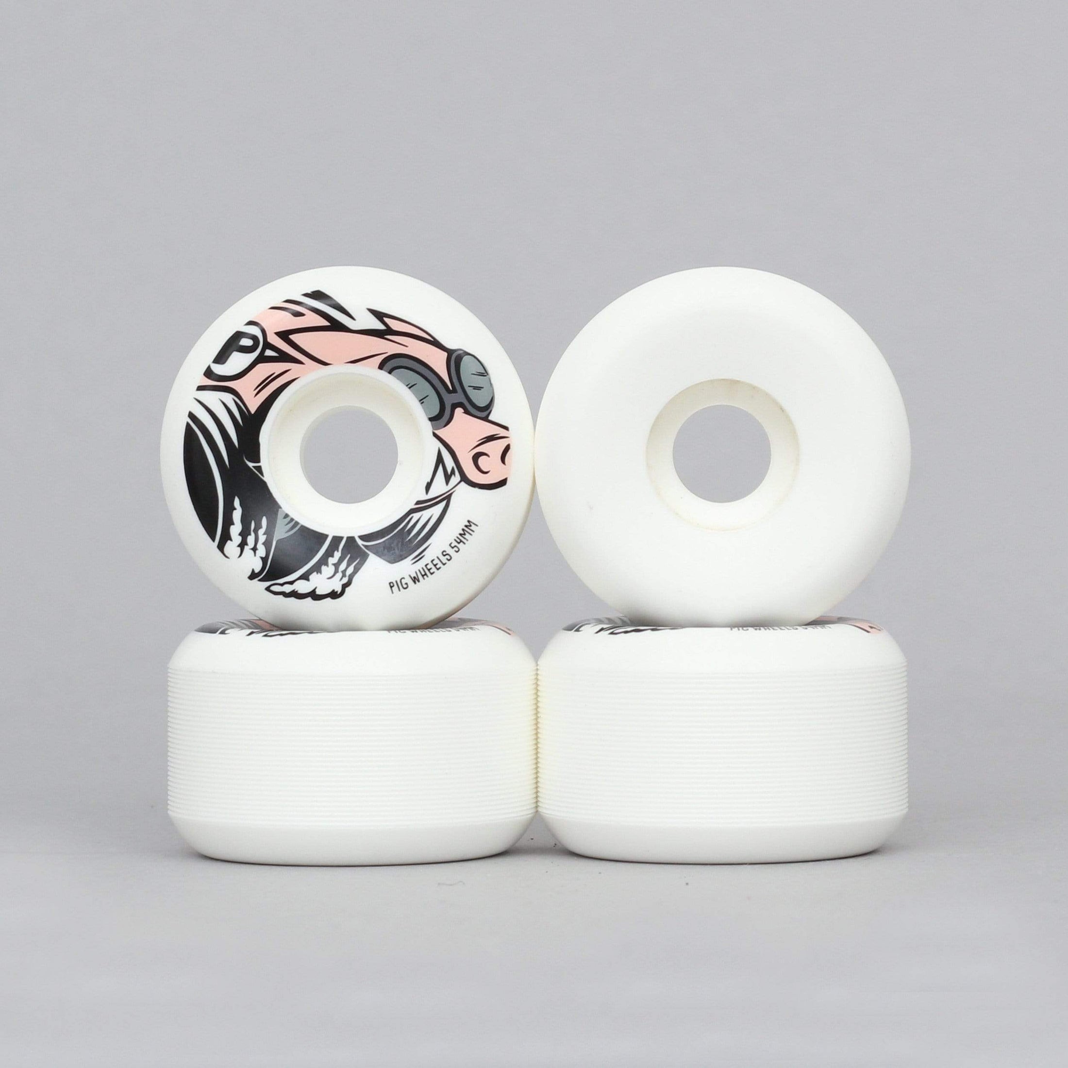 Pig 54mm Racer C Line Wheels White