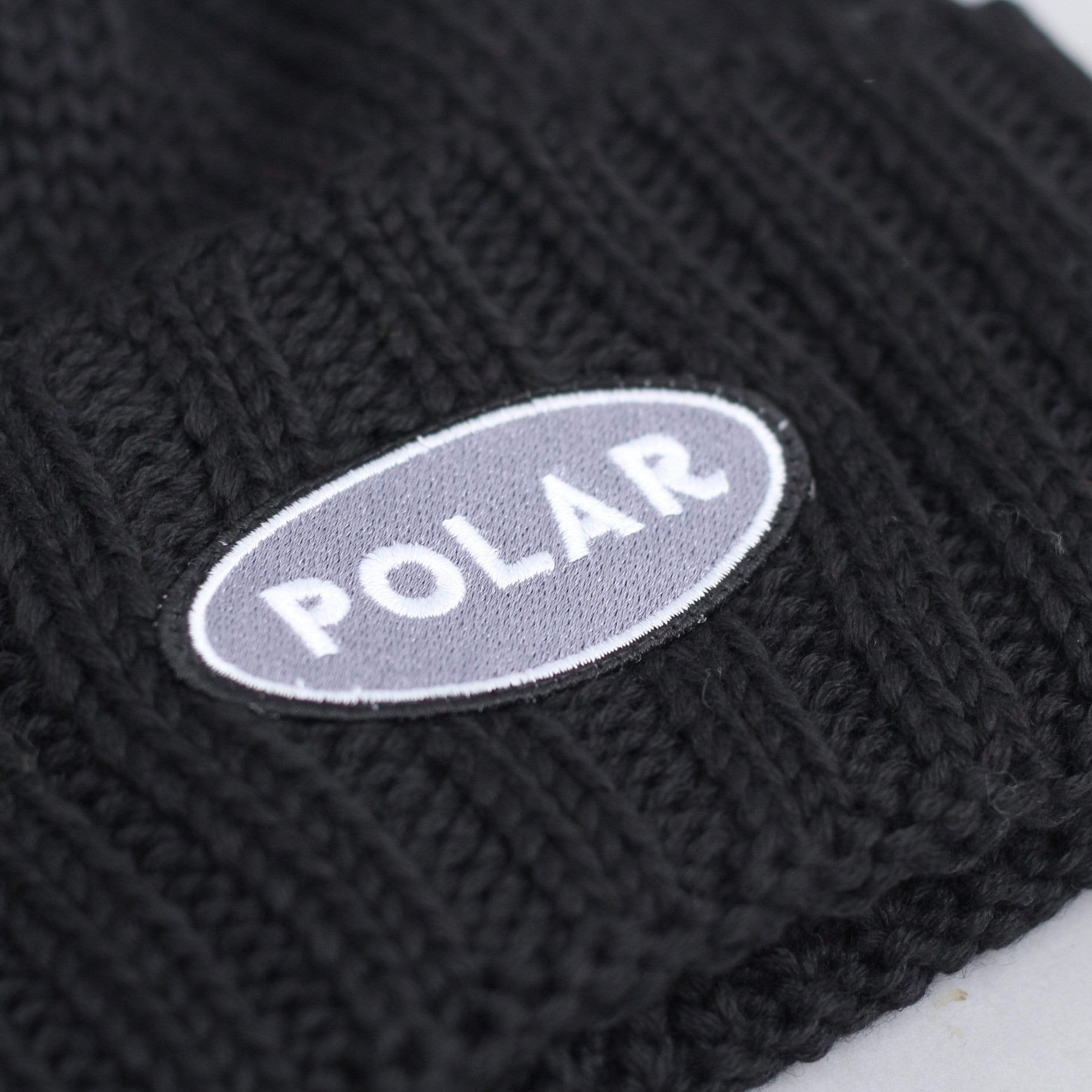 Polar Patch Beanie Black