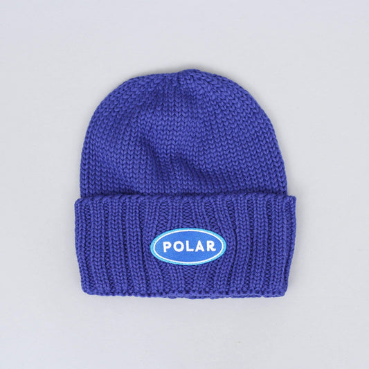 Polar Patch Beanie Blue
