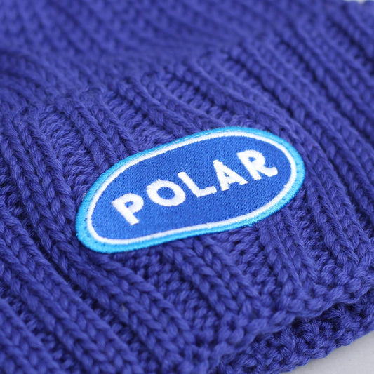 Polar Patch Beanie Blue