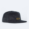 Load image into Gallery viewer, Polar Cord 5 Panel Cap Black
