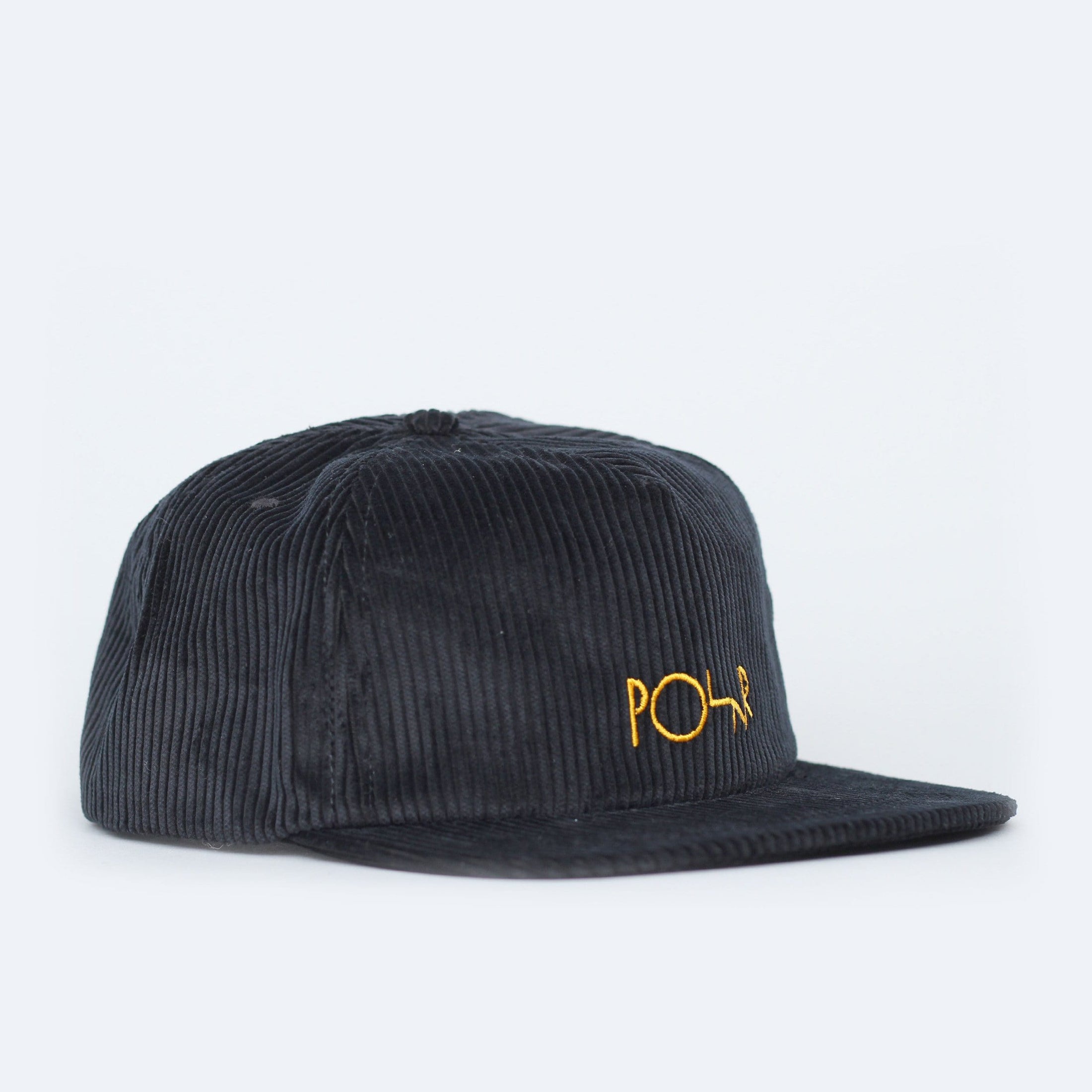 Polar Cord 5 Panel Cap Black