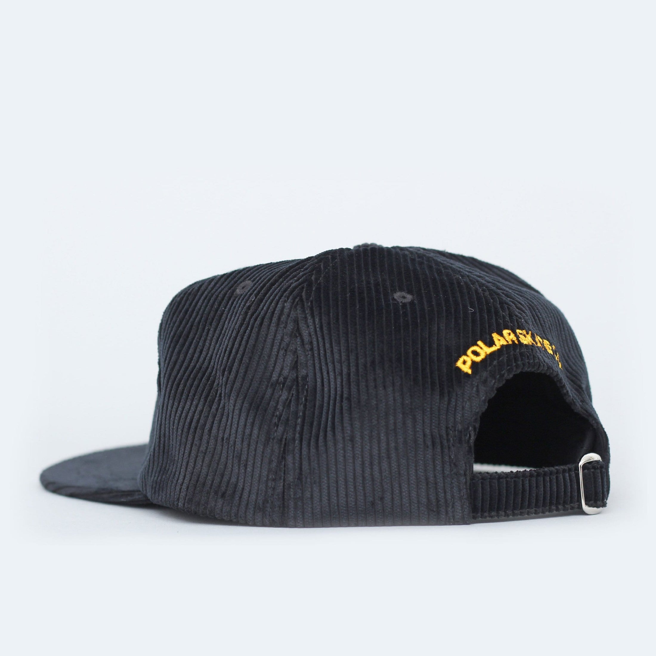 Polar Cord 5 Panel Cap Black