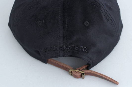Polar Flat Corduroy Cap Black