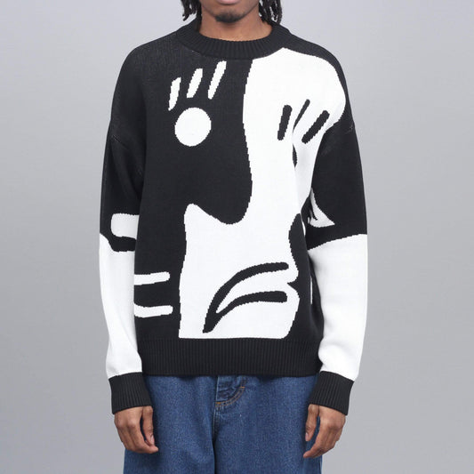 Polar Alv Knit Sweater Crew Black