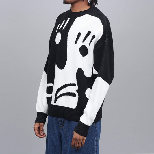 Polar Alv Knit Sweater Crew Black