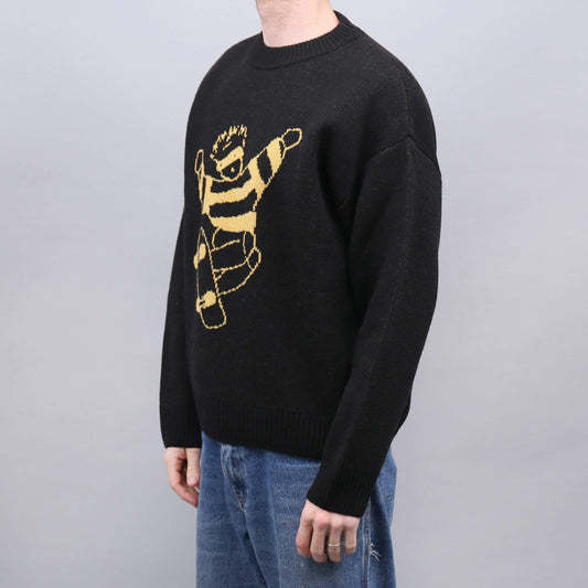 Polar Skate Dude Knit Sweater Black