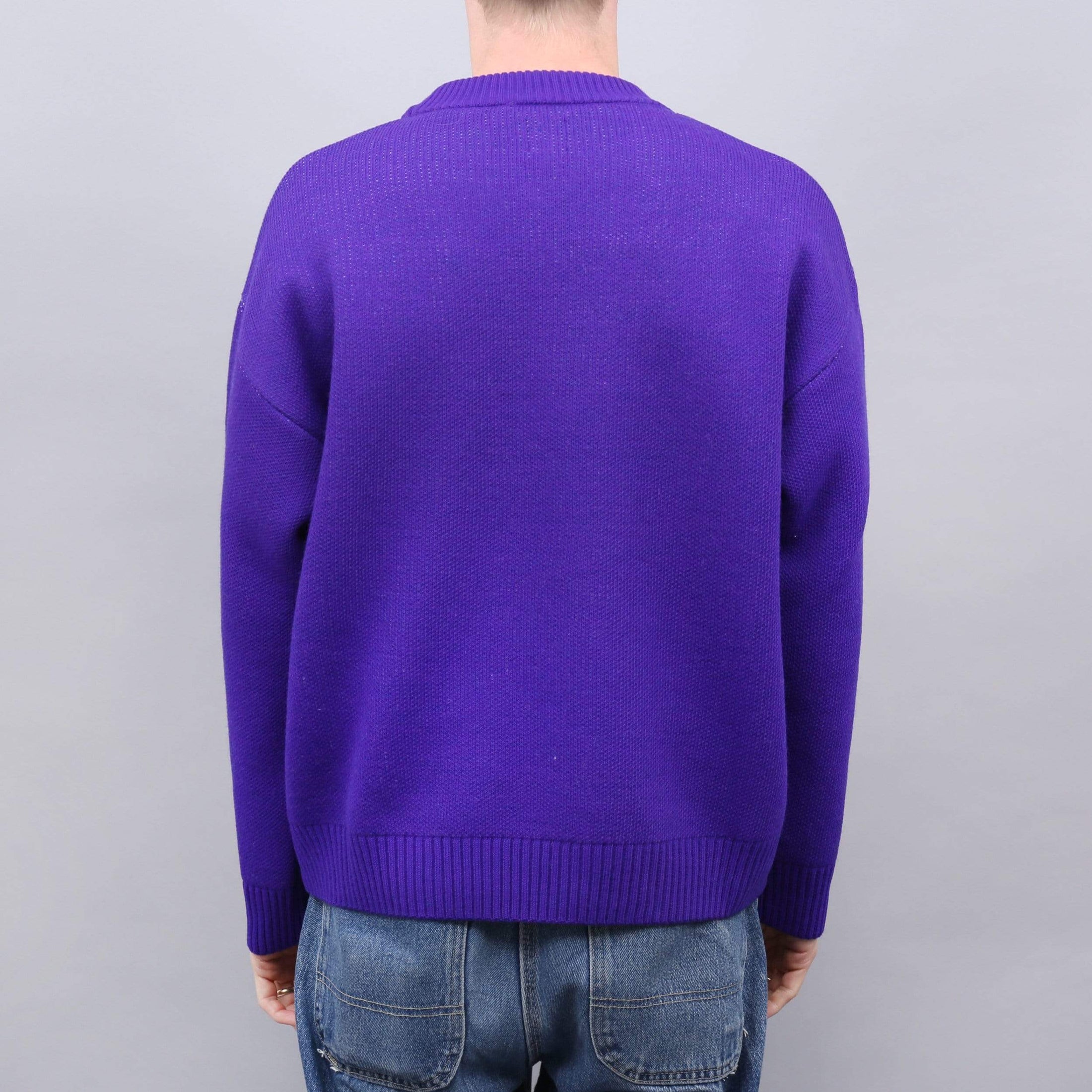 Polar Skate Dude Knit Sweater Purple