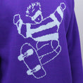 Load image into Gallery viewer, Polar Skate Dude Knit Sweater Purple
