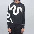 Load image into Gallery viewer, Polar Snake Knit Sweater Black / White
