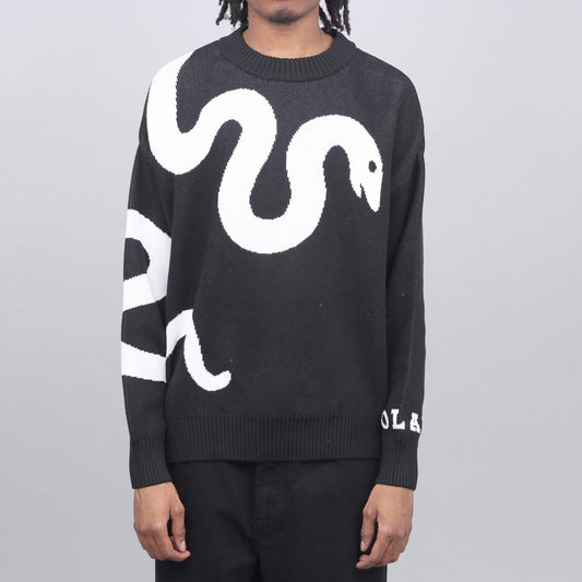 Polar Snake Knit Sweater Black / White