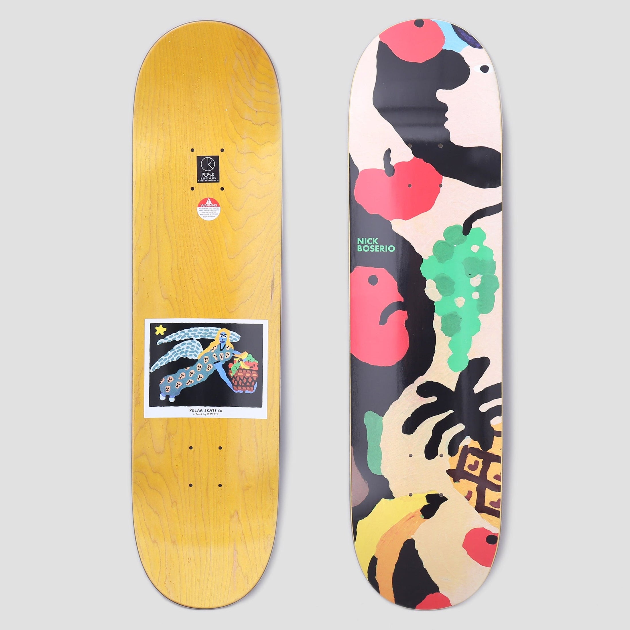 Polar 8.25 Nick Boserio Fruit Lady Skateboard Deck