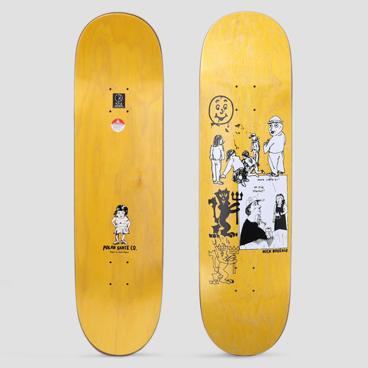 Polar 8.5 Nick Boserio Year 2020 Skateboard Deck Yellow Stain