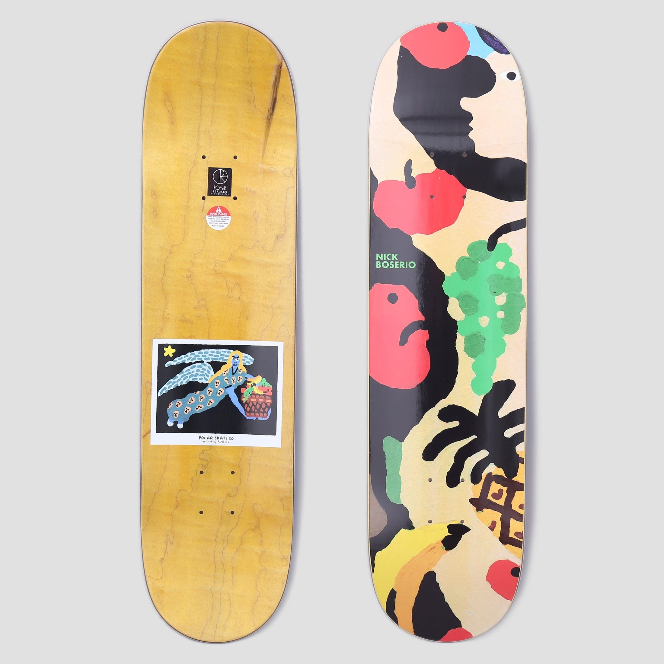 Polar 8 Nick Boserio Fruit Lady Skateboard Deck