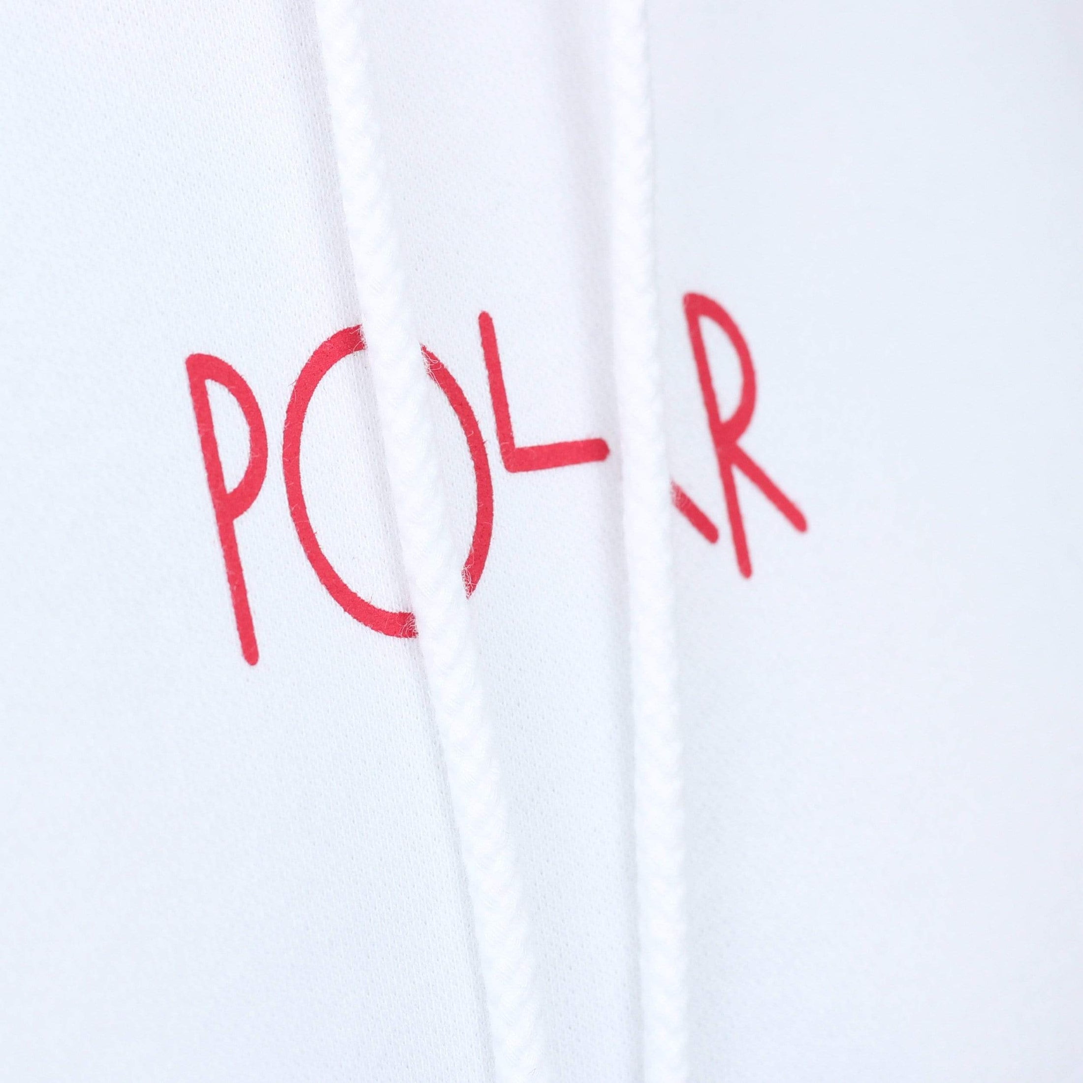 Polar TK Fill Logo Hood White