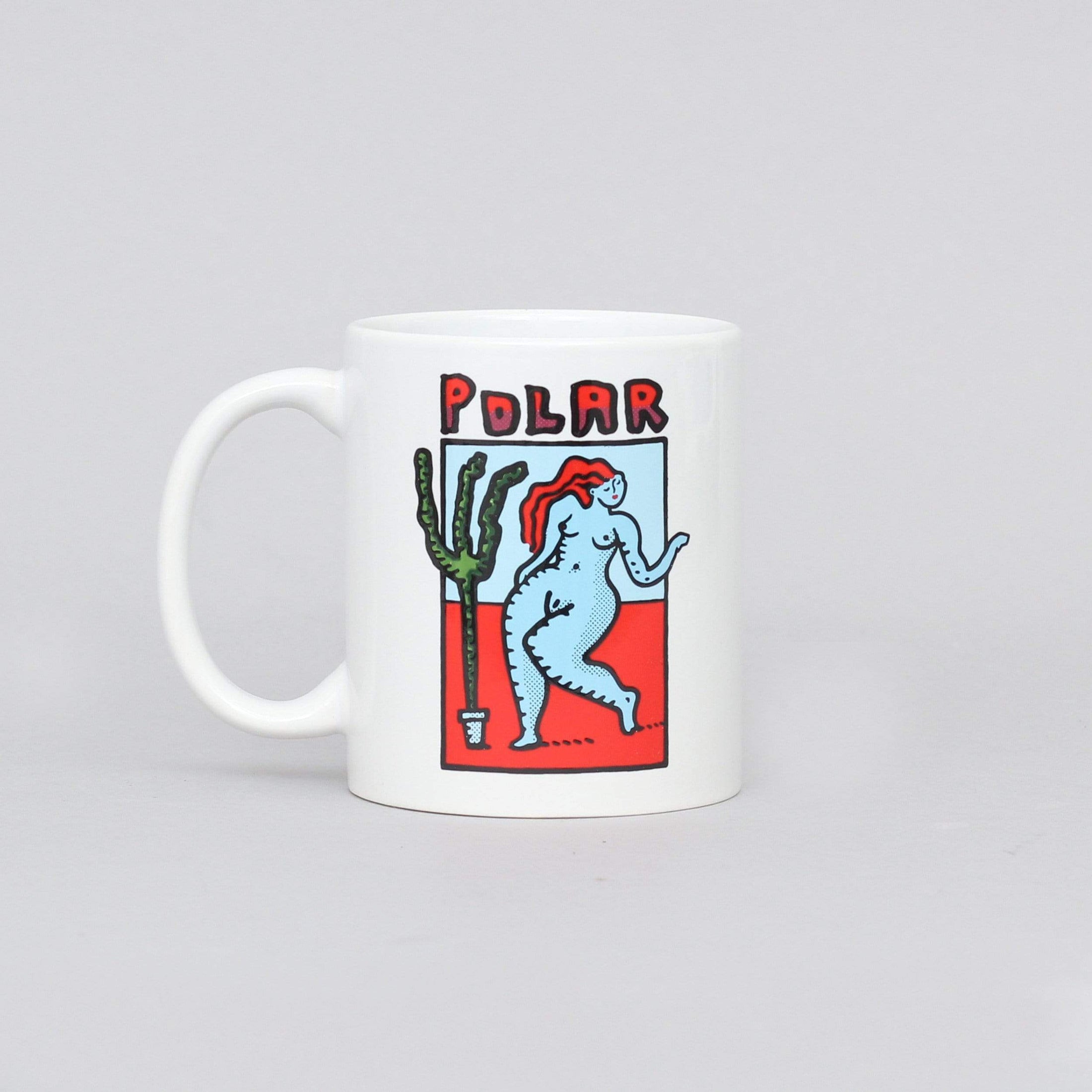 Polar Cactus Dance Mug White