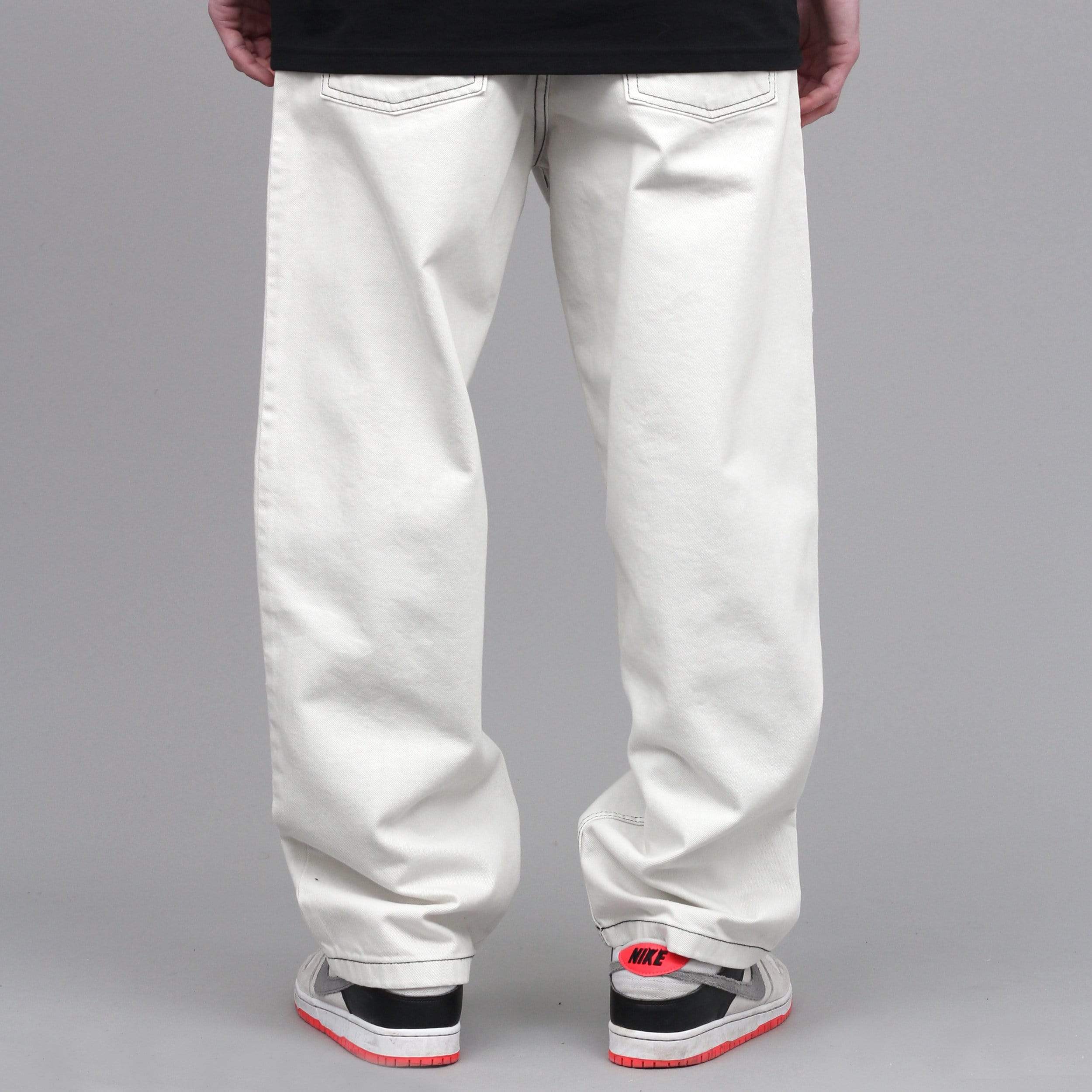 Polar Big Boy Jeans Washed White – Slam City Skates