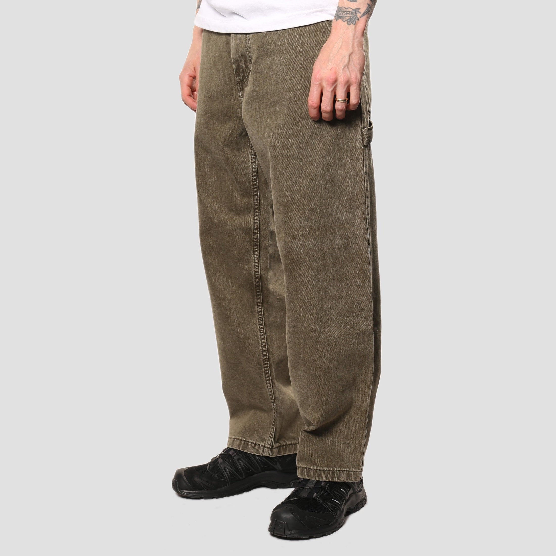 Polar Big Boy Work Pants Army Green