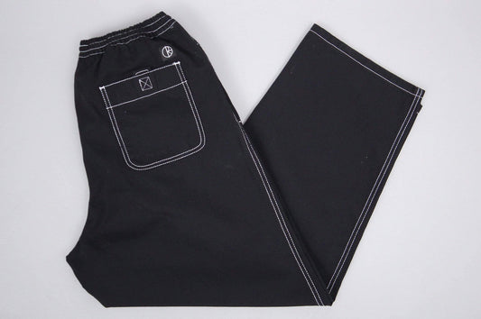 Polar Contrast Karate Pants Black / White