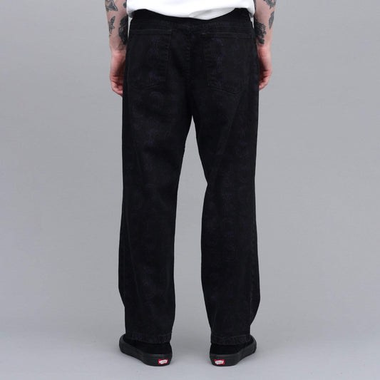 Polar X Iggy 93 Denim Chains Jeans Washed Black