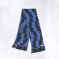 Load image into Gallery viewer, Polar Faces Scarf Blue
