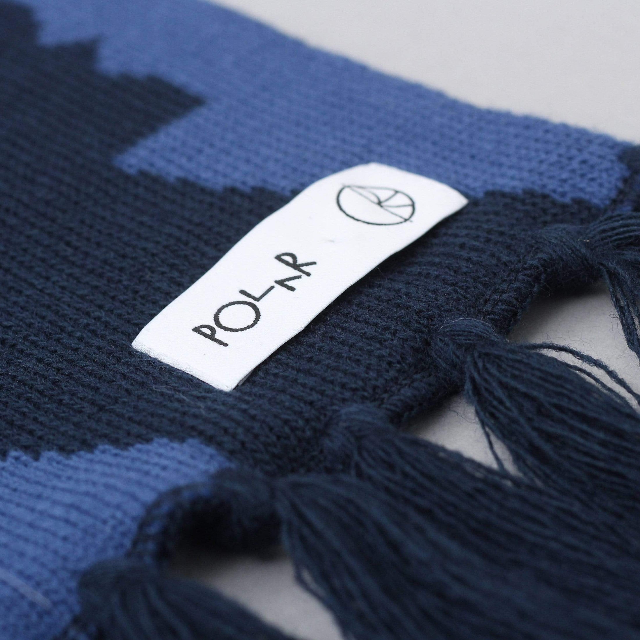 Polar Faces Scarf Blue