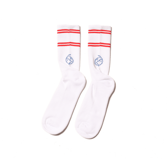 Polar Big Boy Socks White / Blue / Red