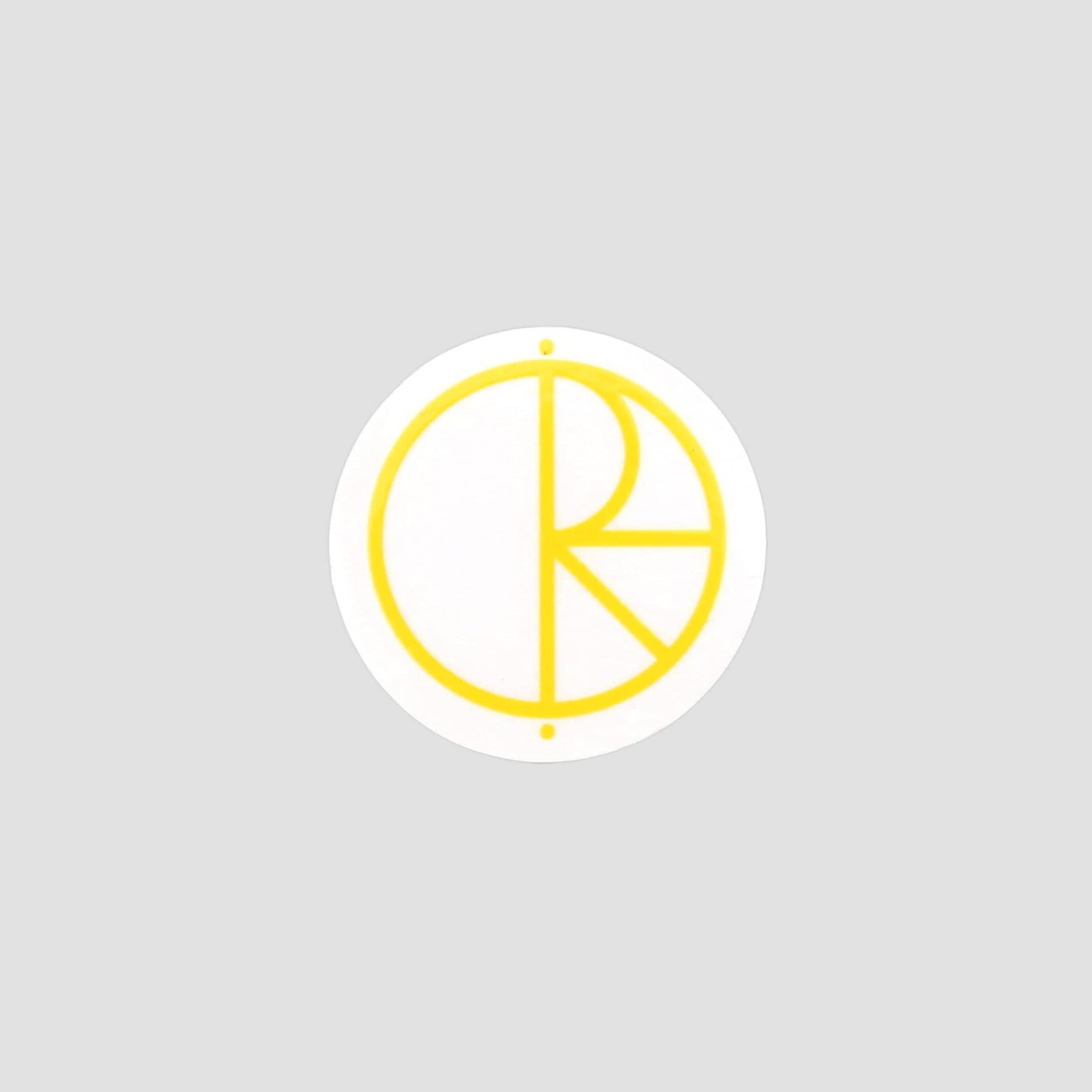 Polar Stroke Logo Sticker Yellow
