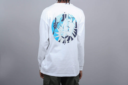 Polar 69 Fill Logo Longsleeve T-Shirt White